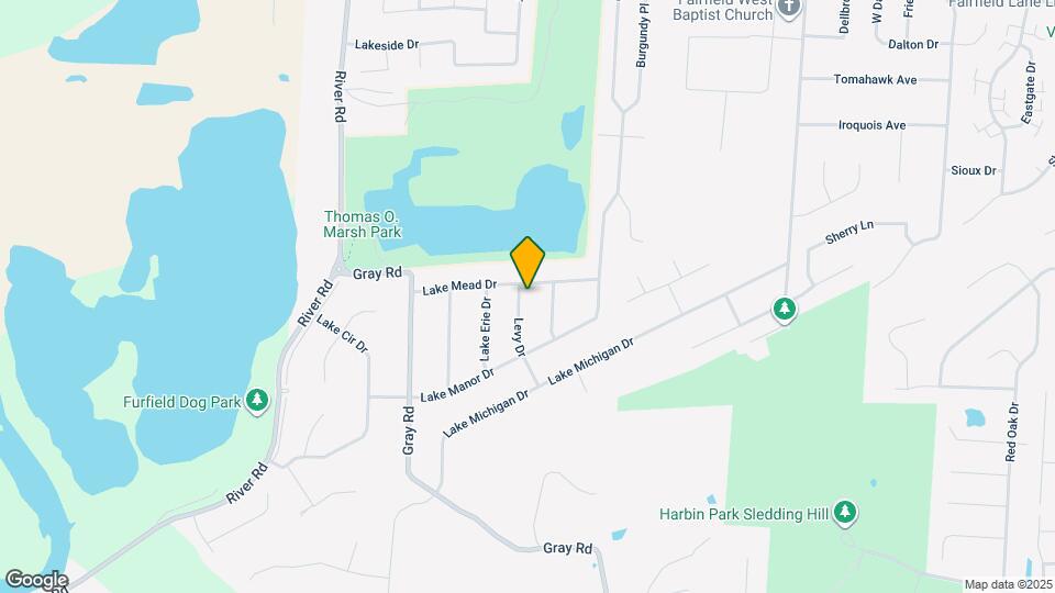 5714 Levy Dr Map and Location Details