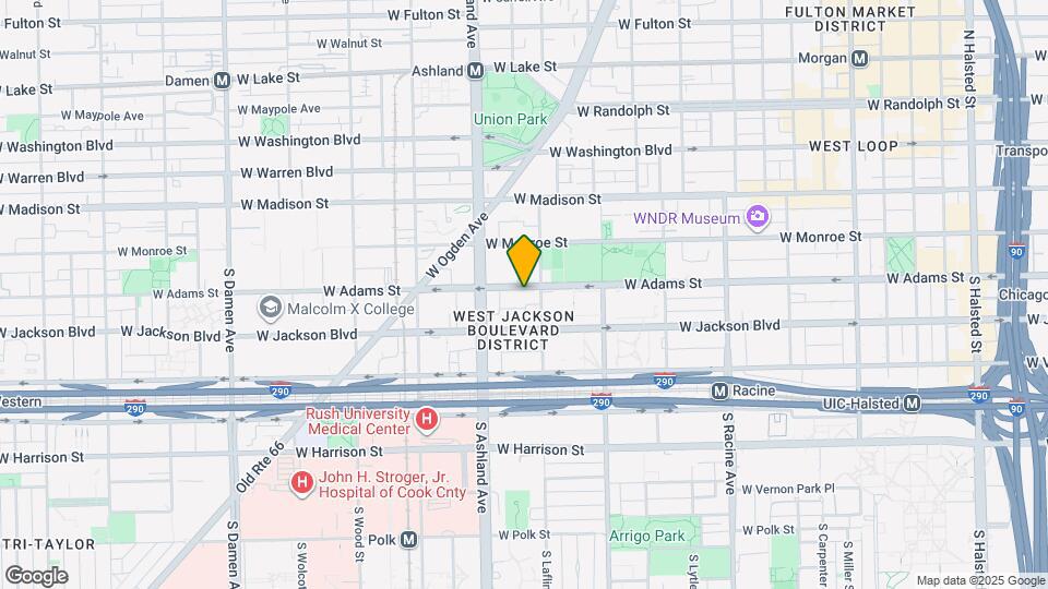 1513 W Adams St, Unit 1515-416 Map and Location Details