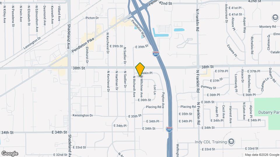 3702 N Mitchner Ave Mapa y Detalles de la Ubicación