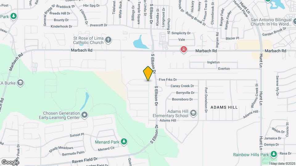 9703 Marbach Canyon Map and Location Details