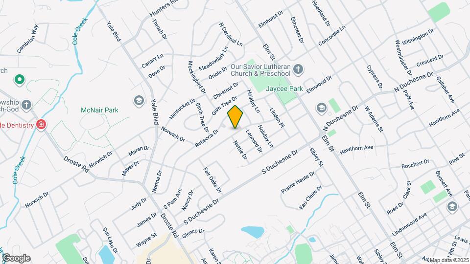 317 S Pam Ave Map and Location Details