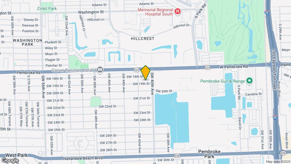 4023 SW 19th St Map and Location Details