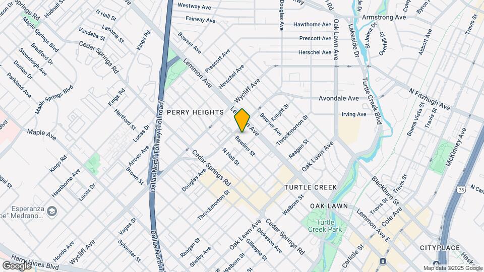 4116-4118 Rawlins St Mapa y Detalles de la Ubicación