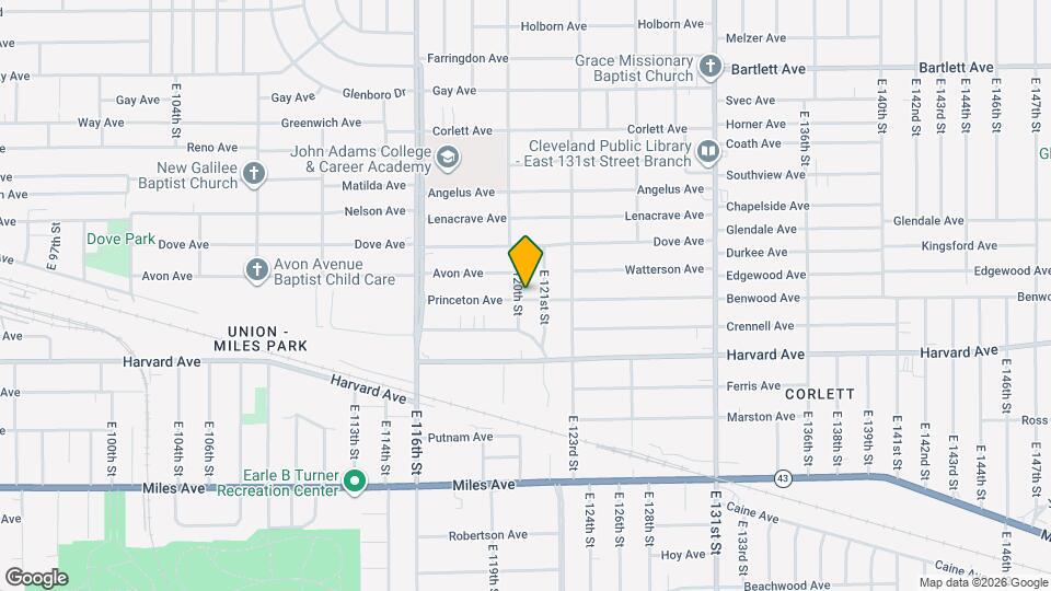 3967 E 120th St Mapa y Detalles de la Ubicación