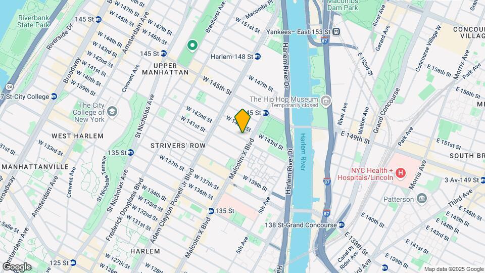 117 W 142nd St Map and Location Details