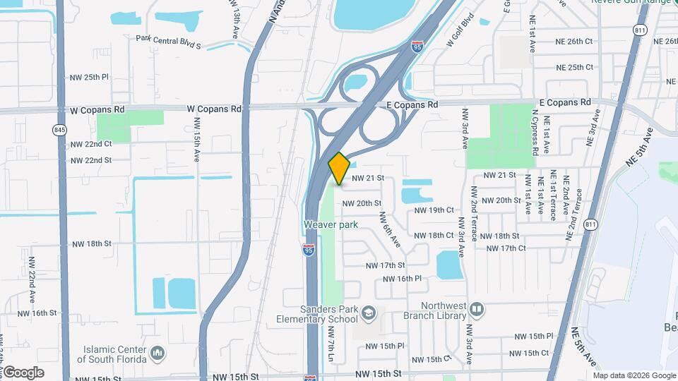 691 NW 20th Ct Map and Location Details