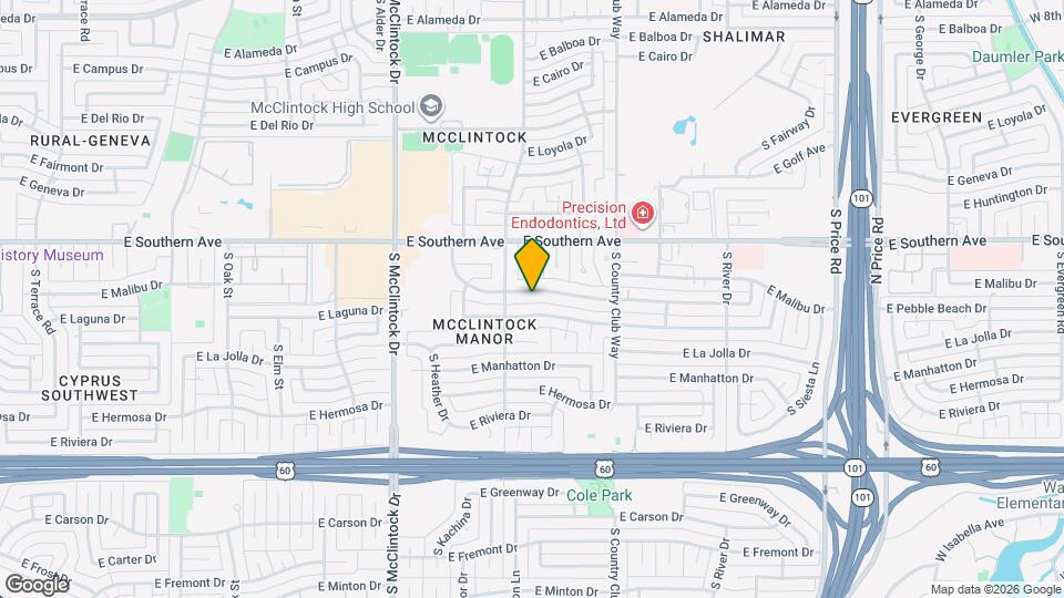 1921 E Laguna Dr Map and Location Details