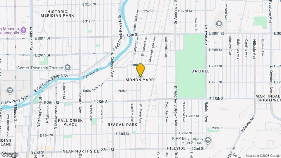 2702 Winthrop Ave Mapa y Detalles de la Ubicación