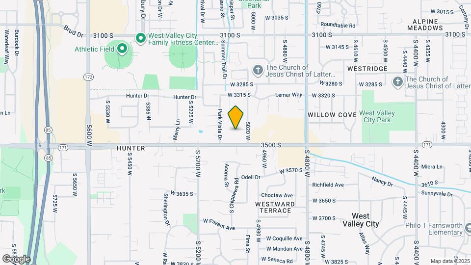 5065 W 3440 S Map and Location Details