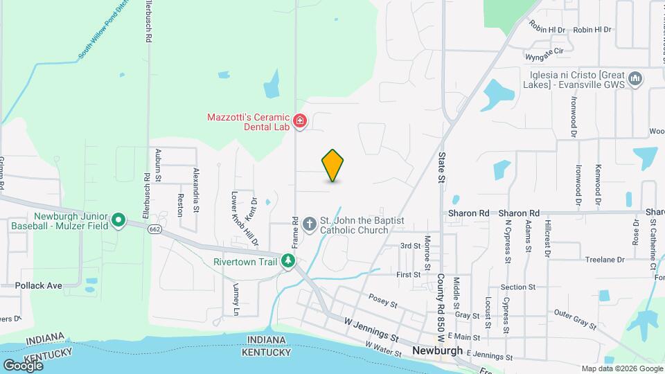 606 Village Ln Map and Location Details