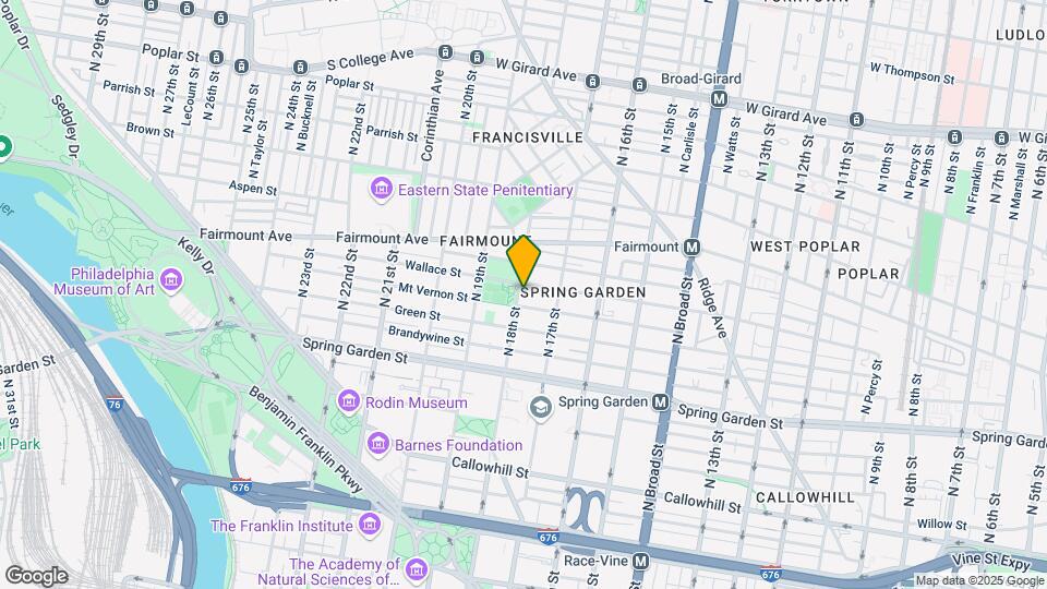 607 N 18th St Map and Location Details