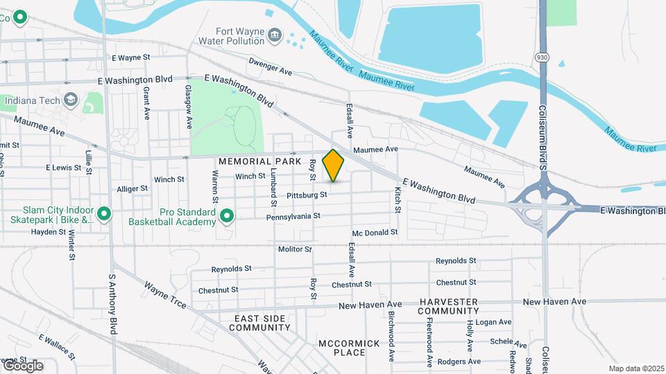 2901 Pittsburg St Map and Location Details