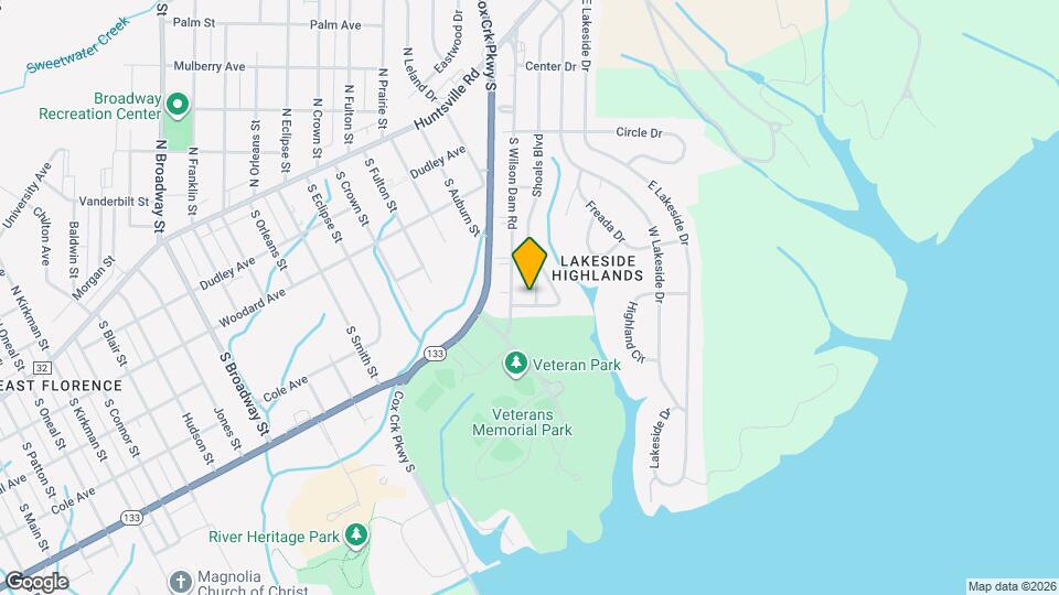 408 Thorne St Map and Location Details