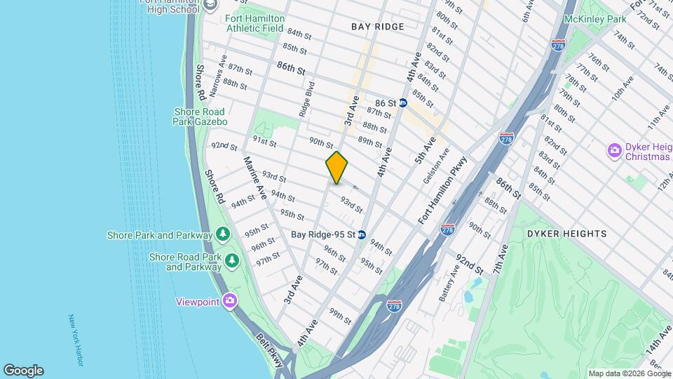 315 93rd St Map and Location Details