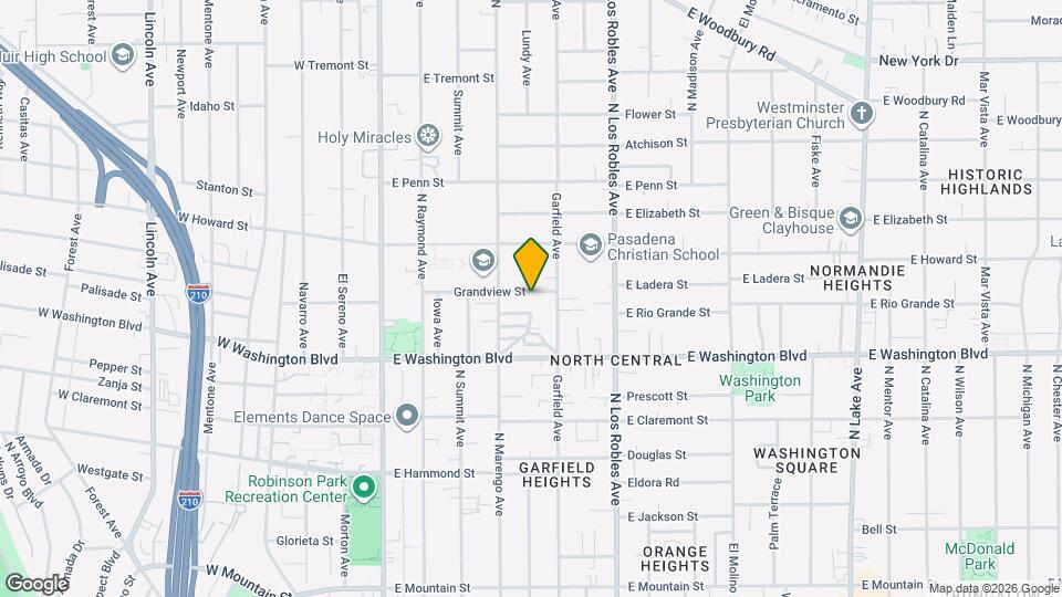 280 Grandview St Map and Location Details