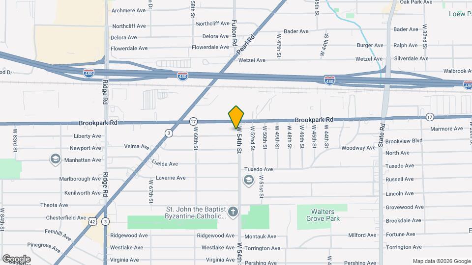 5406-5408 Merkle Ave Map and Location Details
