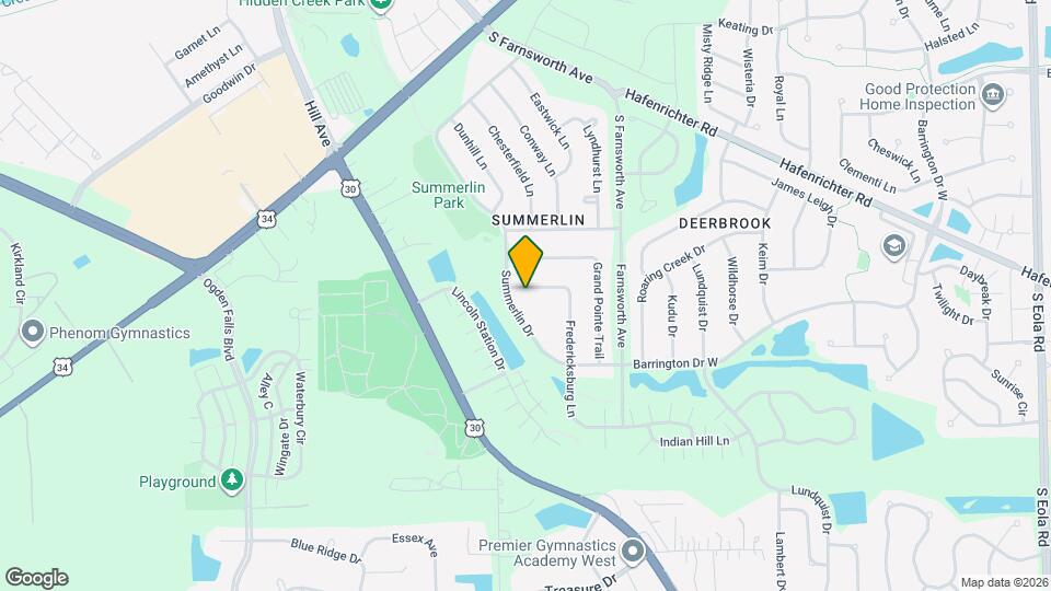 1609 Fredericksburg Ln Map and Location Details