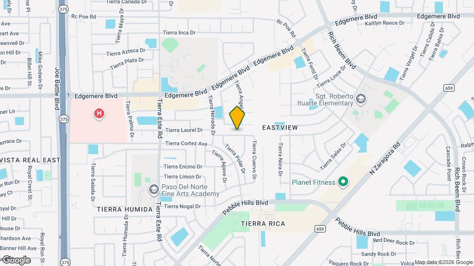 12641 Tierra Tigre Ave Map and Location Details