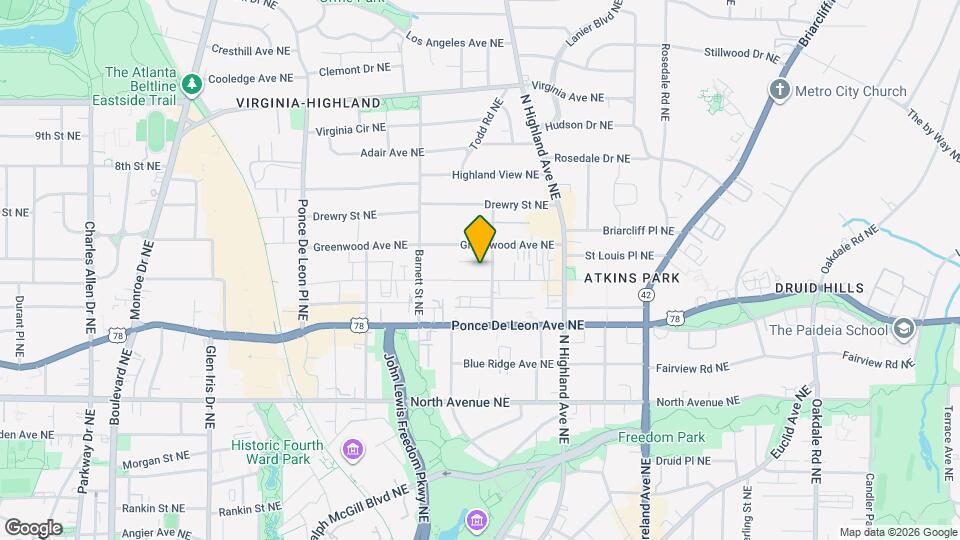 960 St Charles Ave NE Map and Location Details