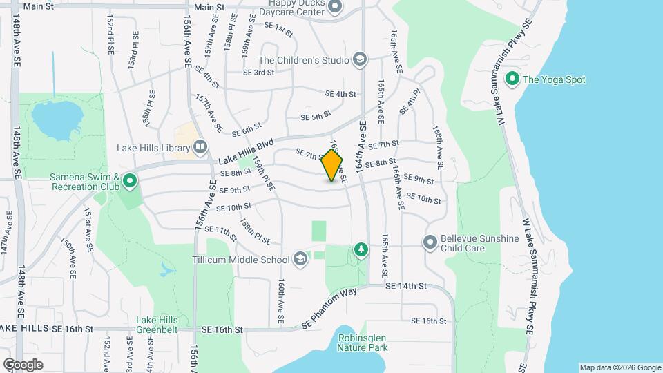 16236 SE 9th St Map and Location Details