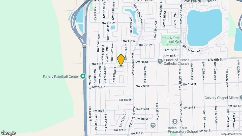 13226 NW 5th Terrace Map and Location Details