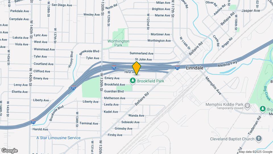12406 Emery Ave Map and Location Details