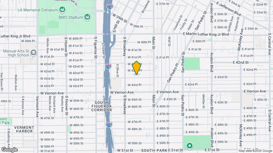 211 W 43rd St Map and Location Details