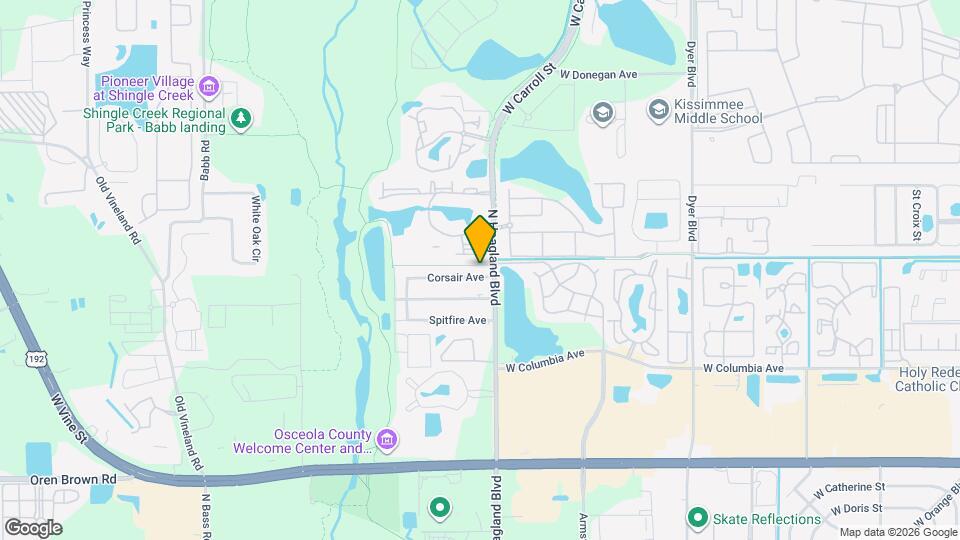 4109 Corsair Ave Map and Location Details