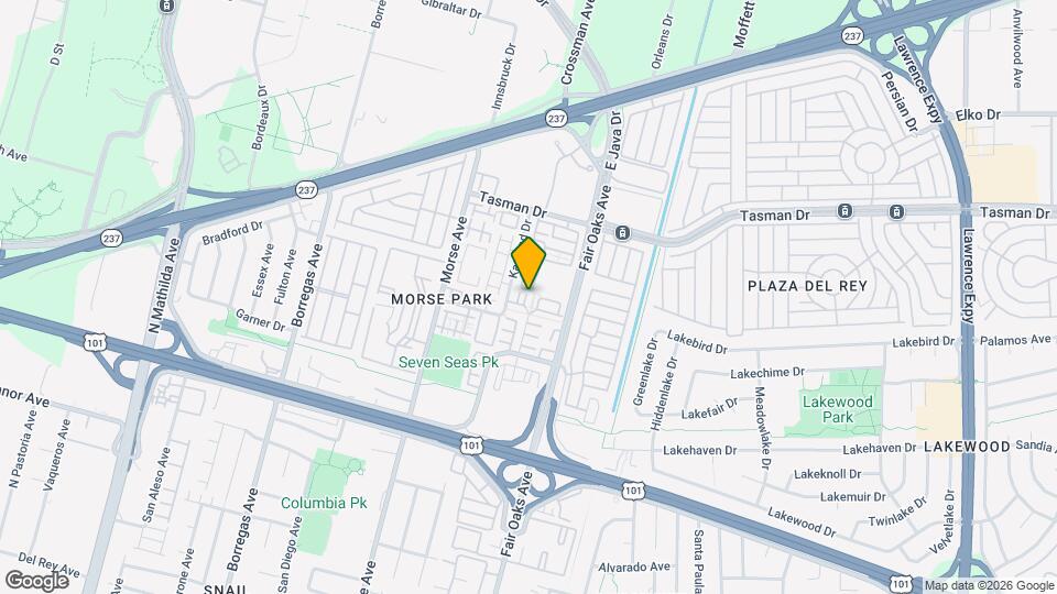 1069 Saginaw Terrace Map and Location Details