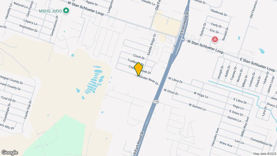 1212 Powder River Dr Map and Location Details