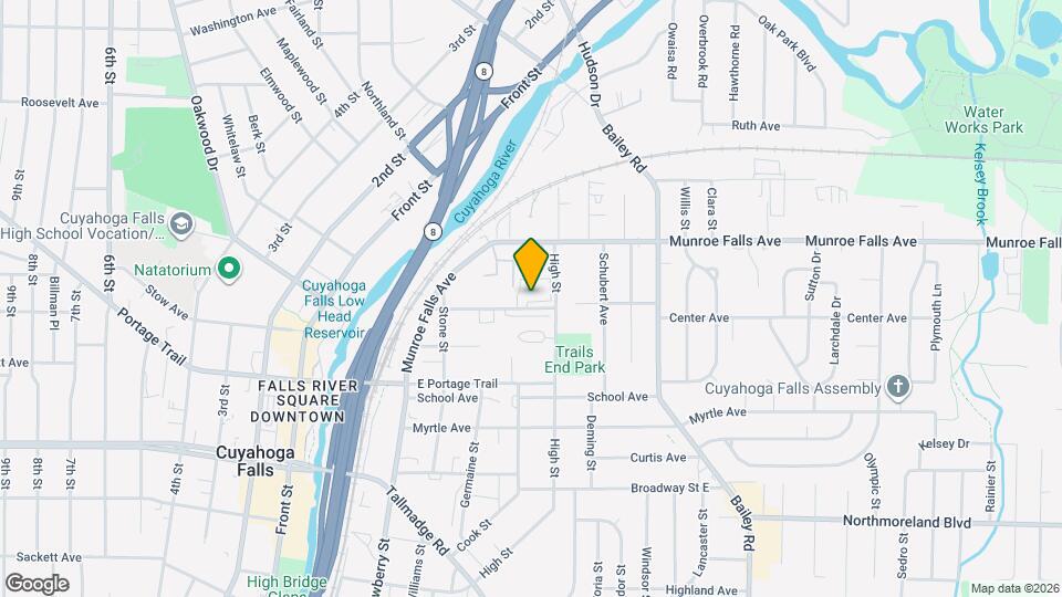 607 Center Ave, Unit 607 Map and Location Details