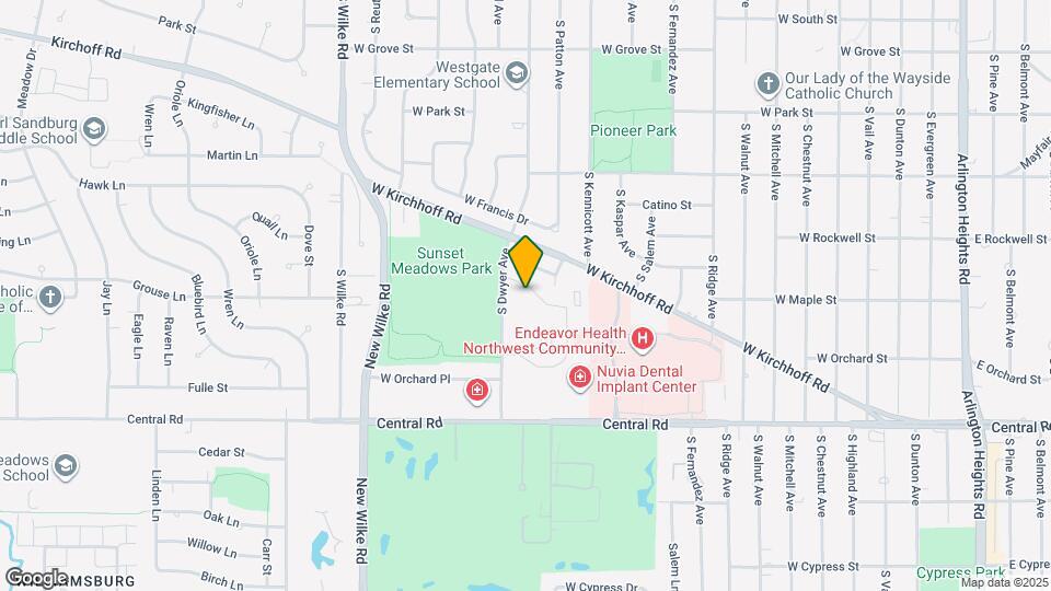 809 S Dwyer Ave Map and Location Details