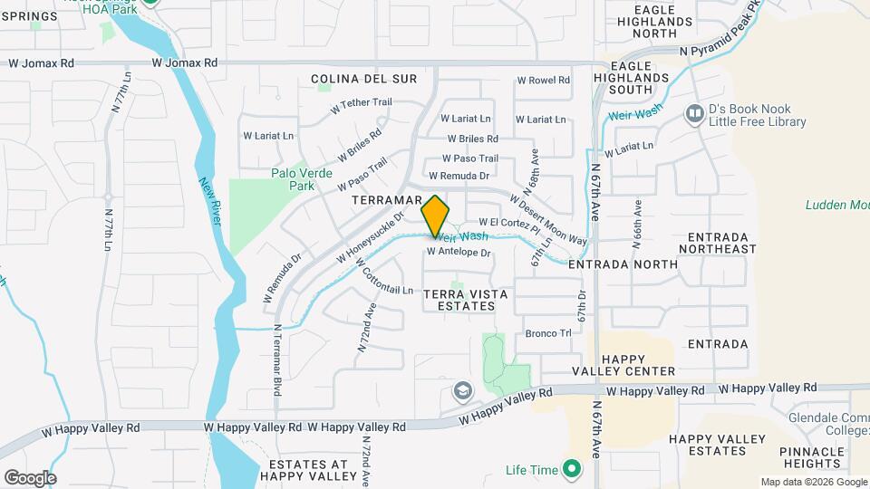 7064 W Antelope Dr Mapa y Detalles de la Ubicación