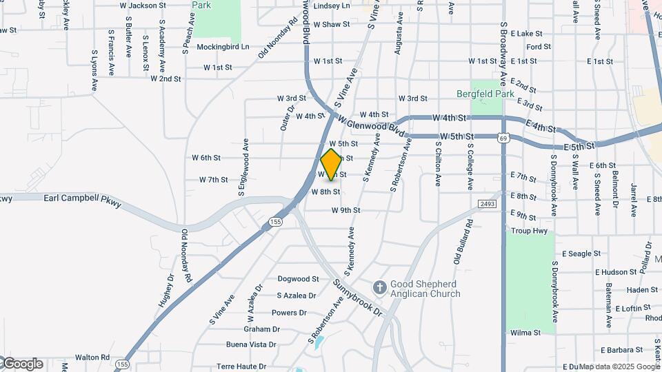 925 W 8th St Map and Location Details