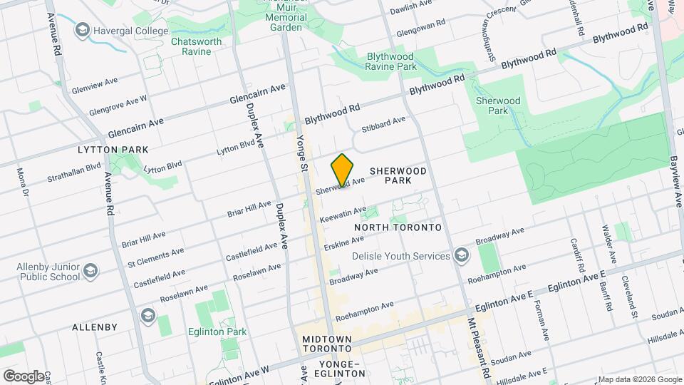 27 Sherwood Ave Map and Location Details