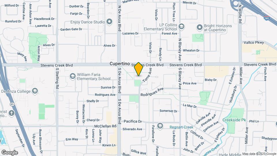 20350 Stevens Creek Blvd, Unit FL2-ID1248 Map and Location Details
