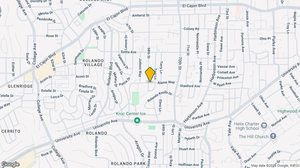 6805 Alamo Way Map and Location Details