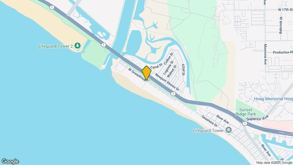 6710 W Oceanfront Mapa y Detalles de la Ubicación