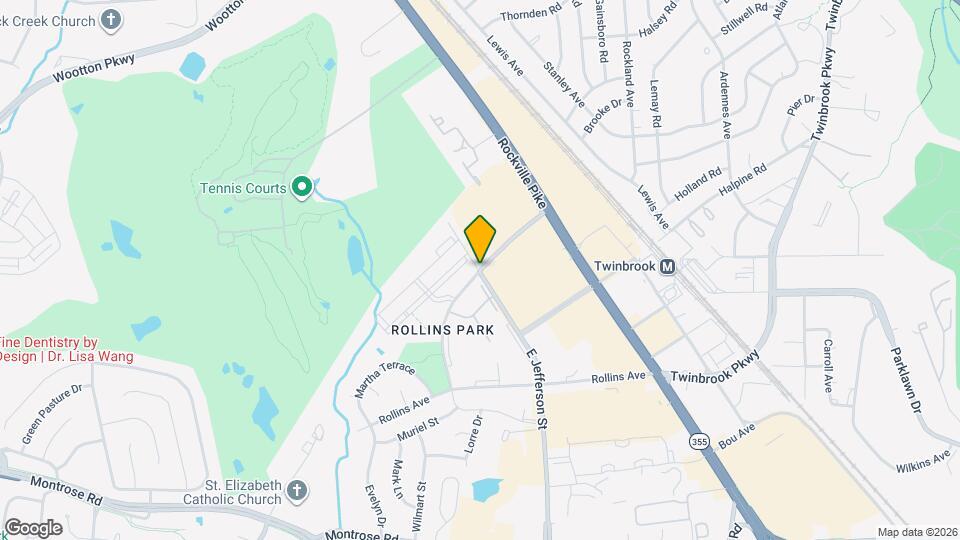 Rollins Park Map and Location Details