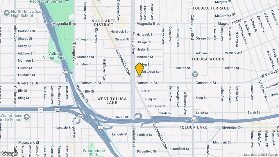 4817 Craner Ave Map and Location Details