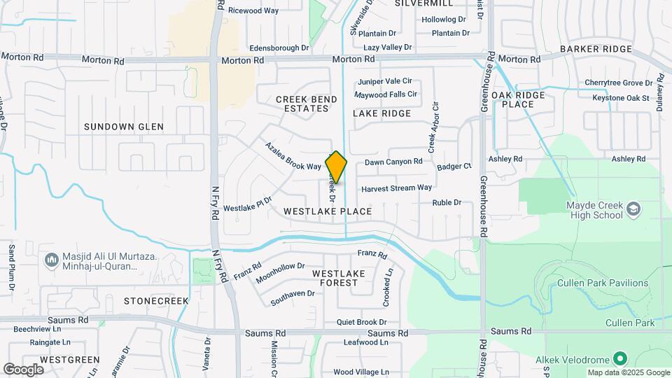 2710 Hazy Creek Dr Map and Location Details