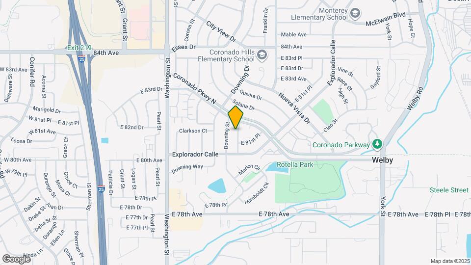 8107 Lafayette St Mapa y Detalles de la Ubicación