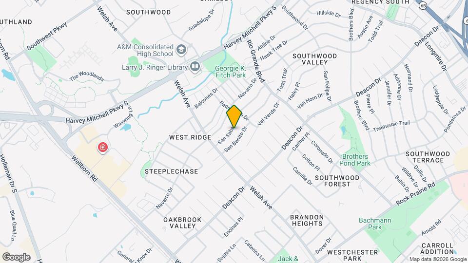 804 San Saba Dr Map and Location Details