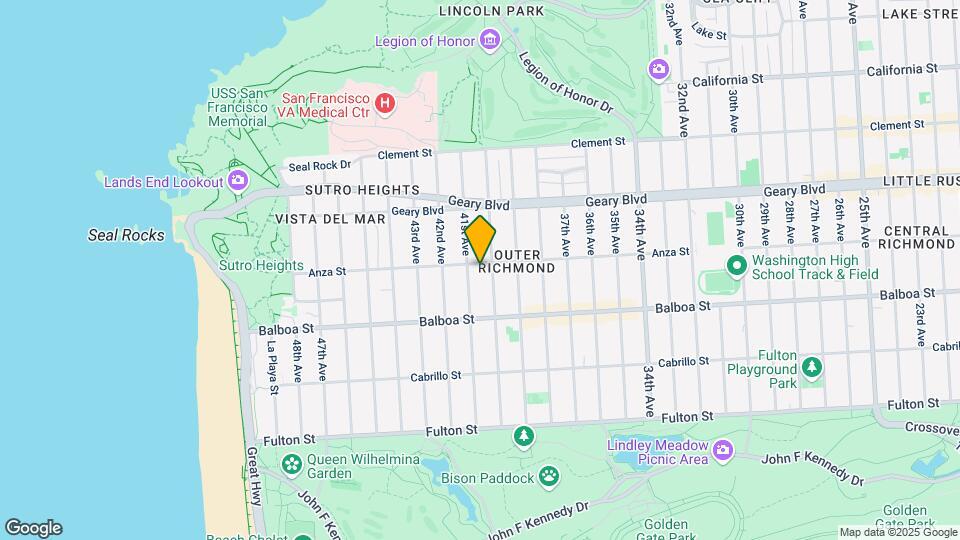 4925 Anza St Mapa y Detalles de la Ubicación
