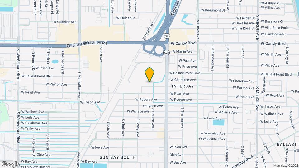 3905 W Paxton Ave Map and Location Details