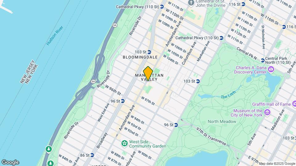 801 Amsterdam Ave-Unit -#E5 Map and Location Details