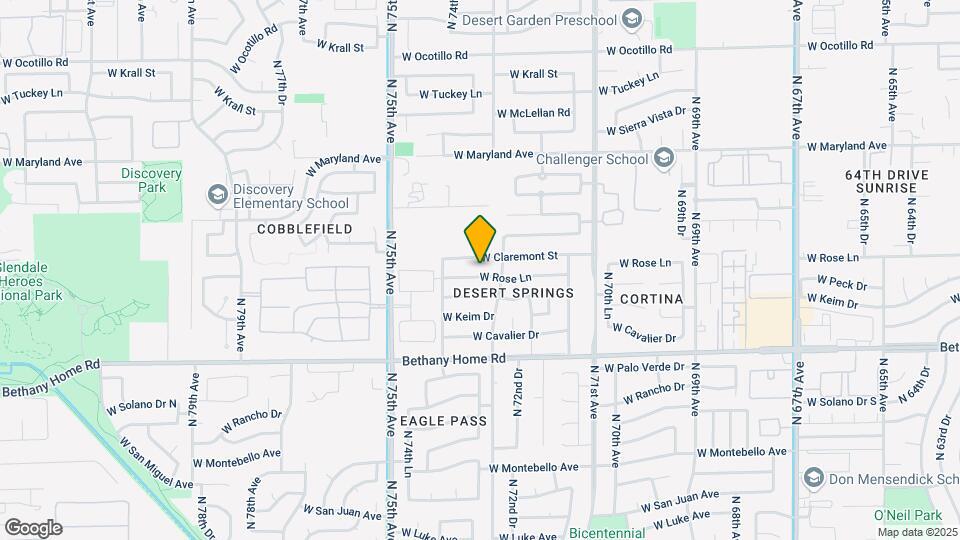 7320 W Rose Ln Map and Location Details