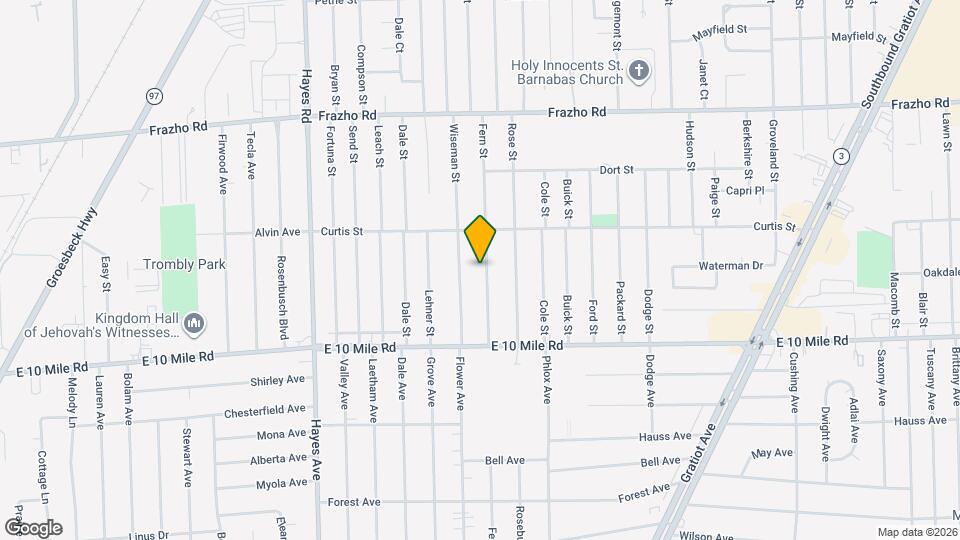 25323 Fern St Map and Location Details