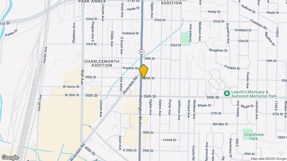 3508 Washington Blvd Map and Location Details