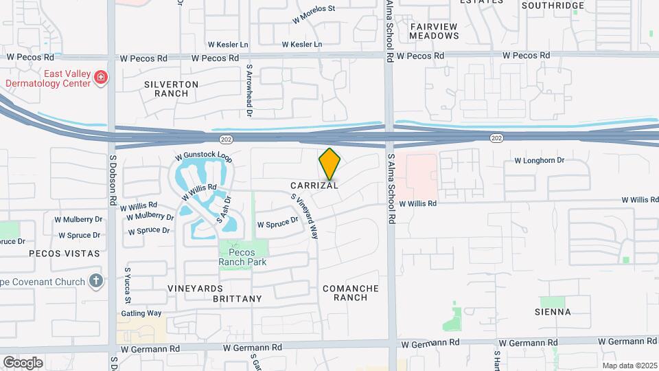 1432 S Apache Dr Map and Location Details